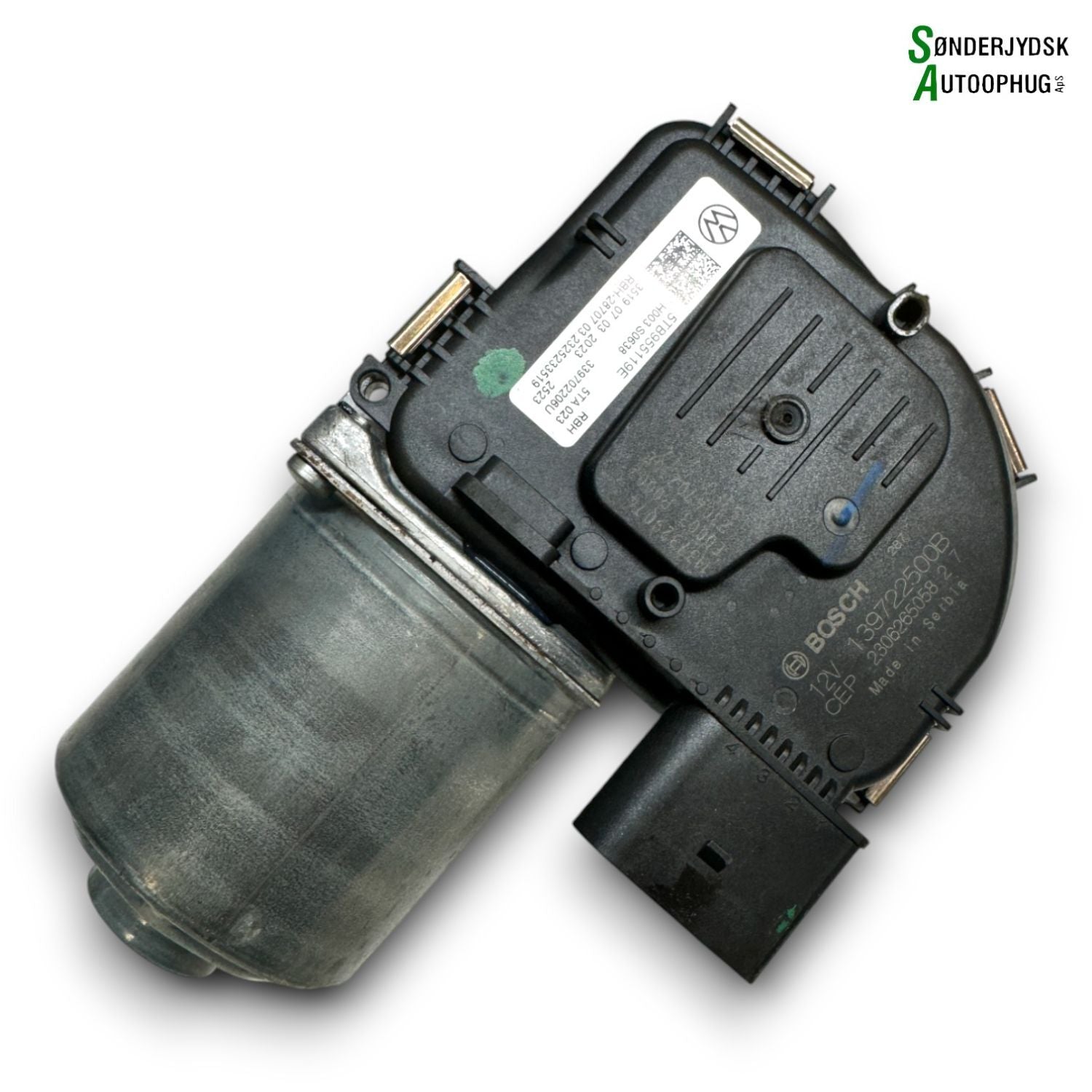VW Touran 5T Viskermotor Med OEM Nr. 5TB955023F Fra VW Ophugger