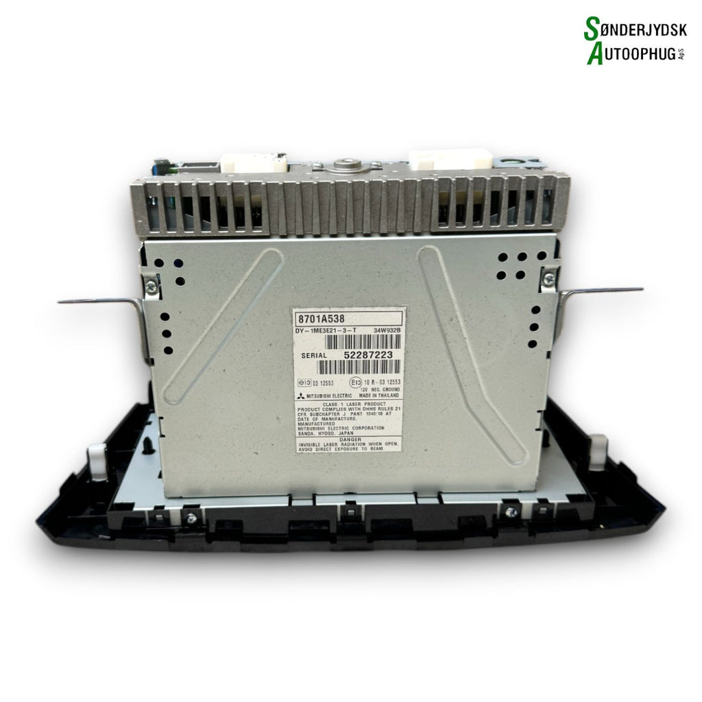 Mitsubishi Space Star Radio M/Cd Med OEM Nr. 8701A538 Fra Mitsubishi Ophugger