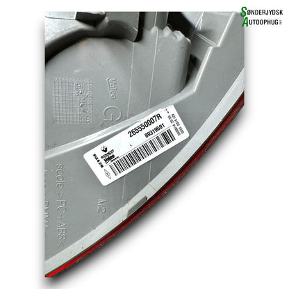 Renault Megane 3 Baglygte Med OEM Nr. 265550007R Fra Renault Ophugger