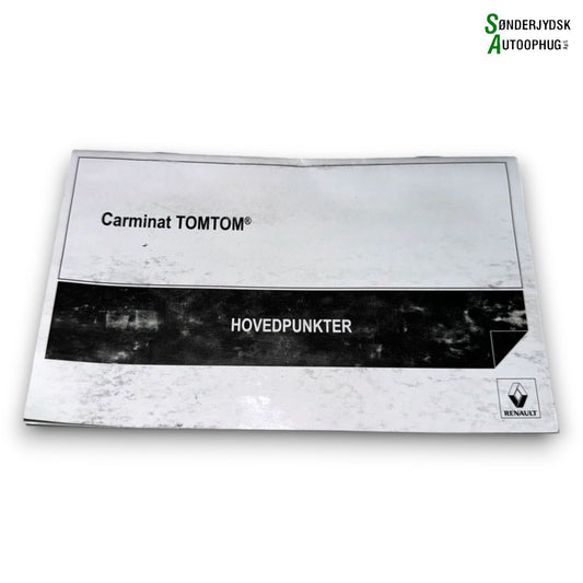 Renault Megane 3 Instruktionsbog Med OEM Nr. CARMINATTOMTOM Fra Renault Ophugger