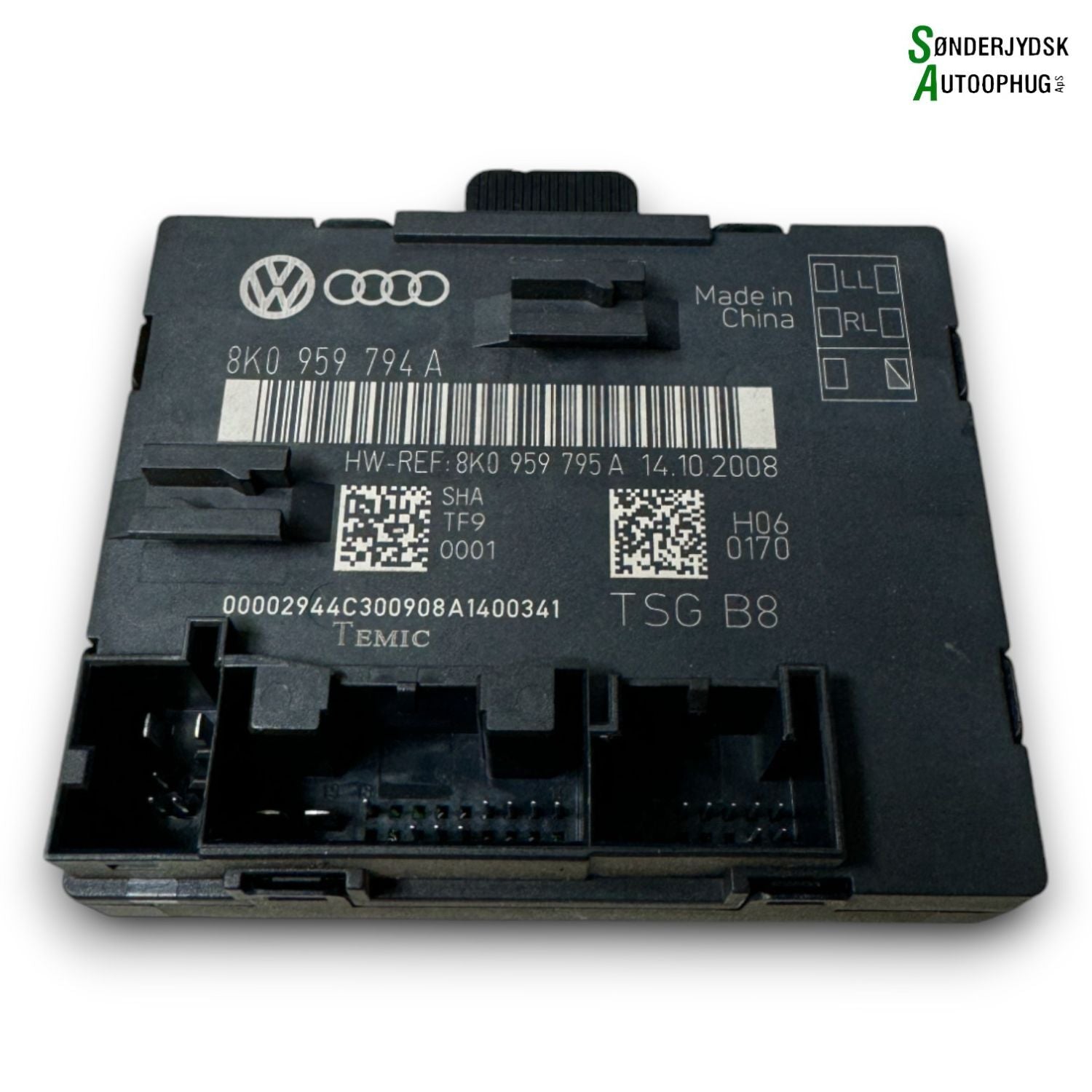 Audi A4 Bcm / Komfortkomputer Med OEM Nr. 8K0959794A Fra Audi Ophugger