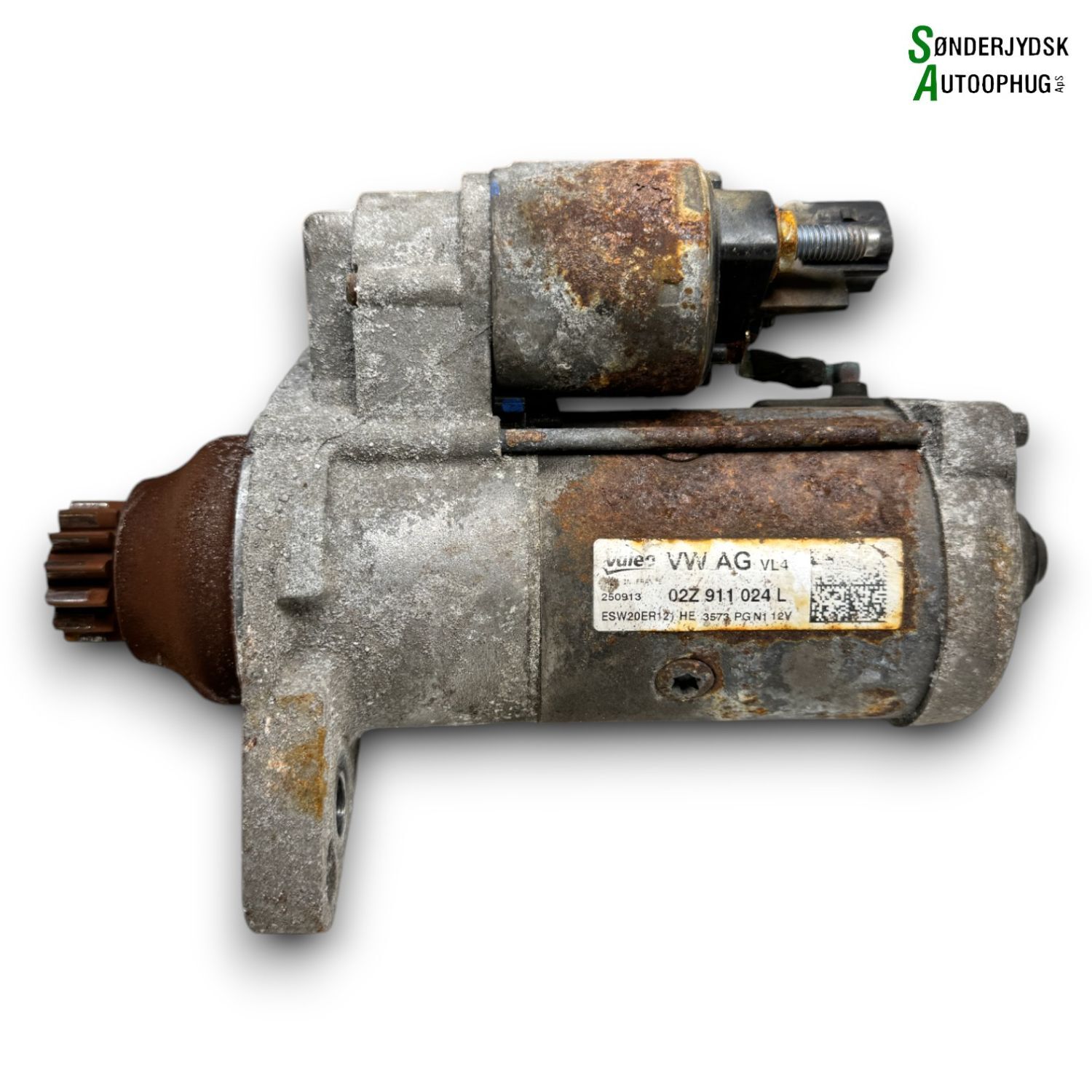 Skoda Octavia Starter Med OEM Nr. 02Z911024L Fra Skoda Ophugger