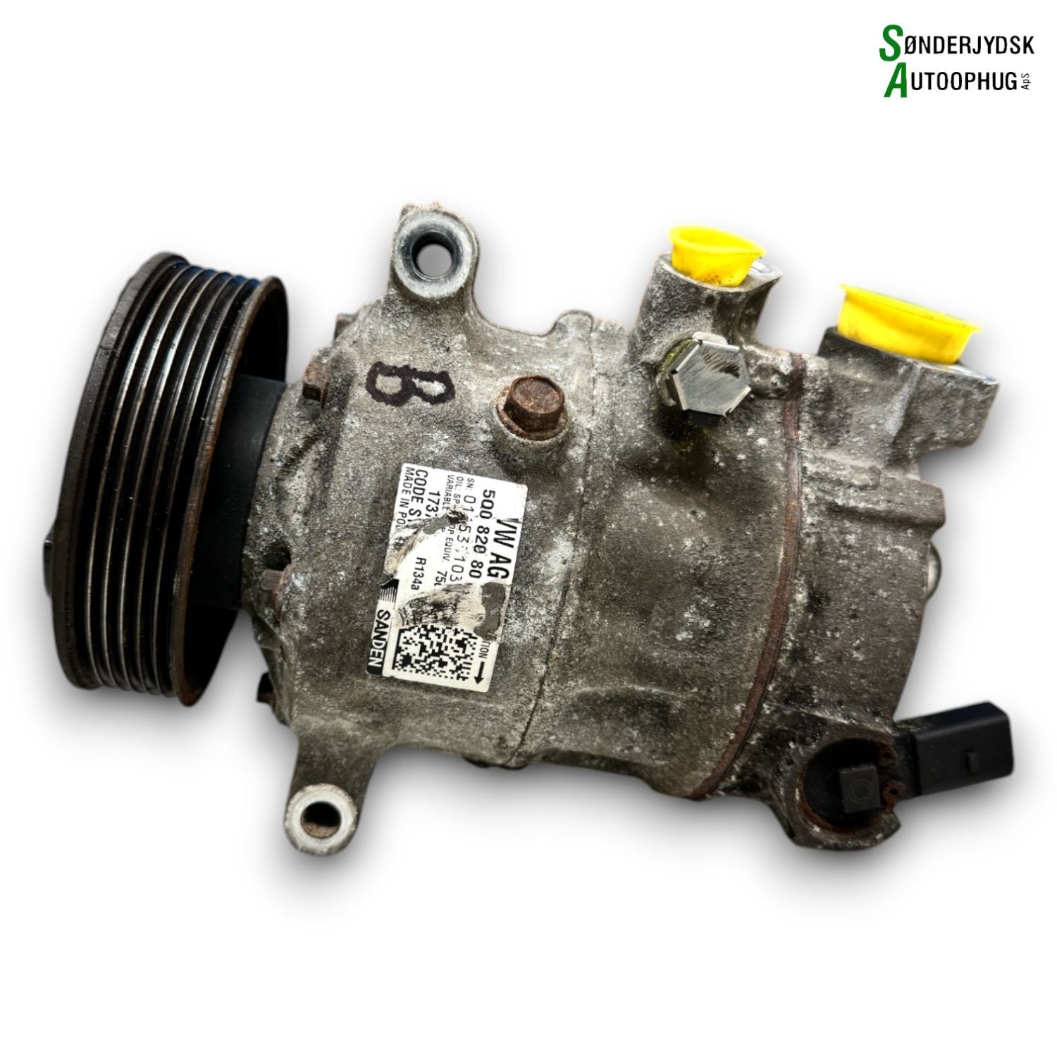 Skoda Octavia Aircondition Pumpe Med OEM Nr. 5Q0820803P Fra Skoda Ophugger