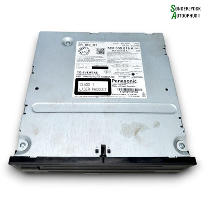 Skoda Octavia Radio M/Cd Med OEM Nr. 5E0035819A Fra Skoda Ophugger