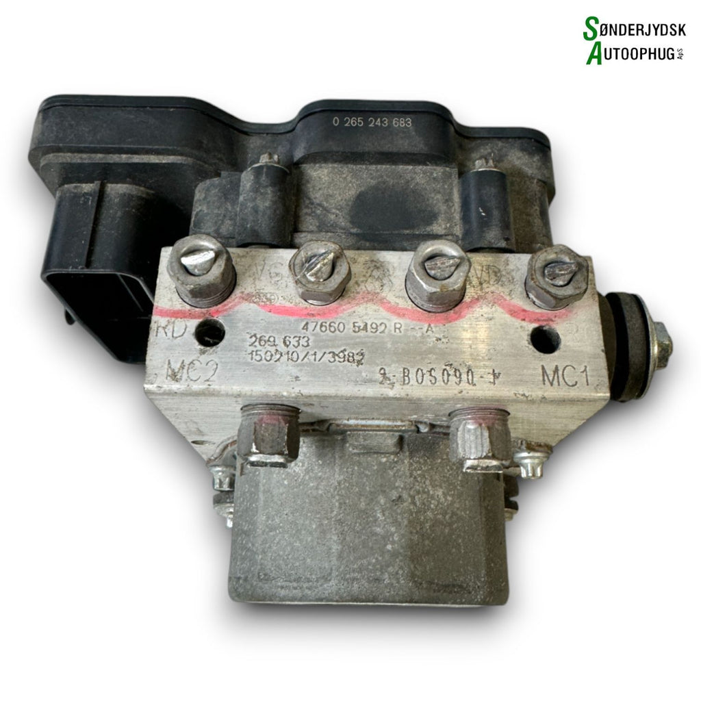 Renault Captur 1 ABS Pumpe Med OEM Nr. 476605492R Fra Renault Ophugger