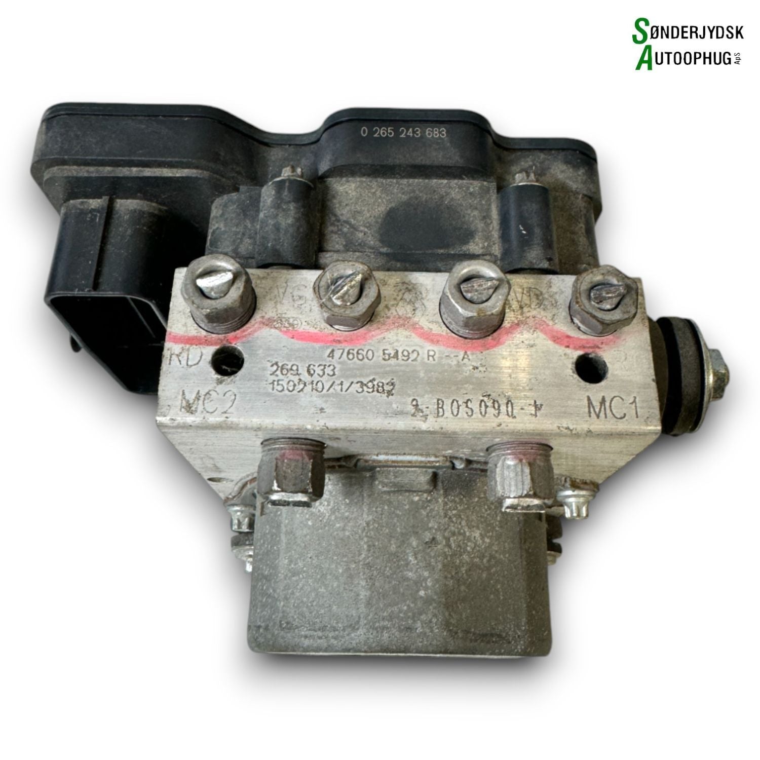 Renault Captur 1 ABS Pumpe Med OEM Nr. 476605492R Fra Renault Ophugger