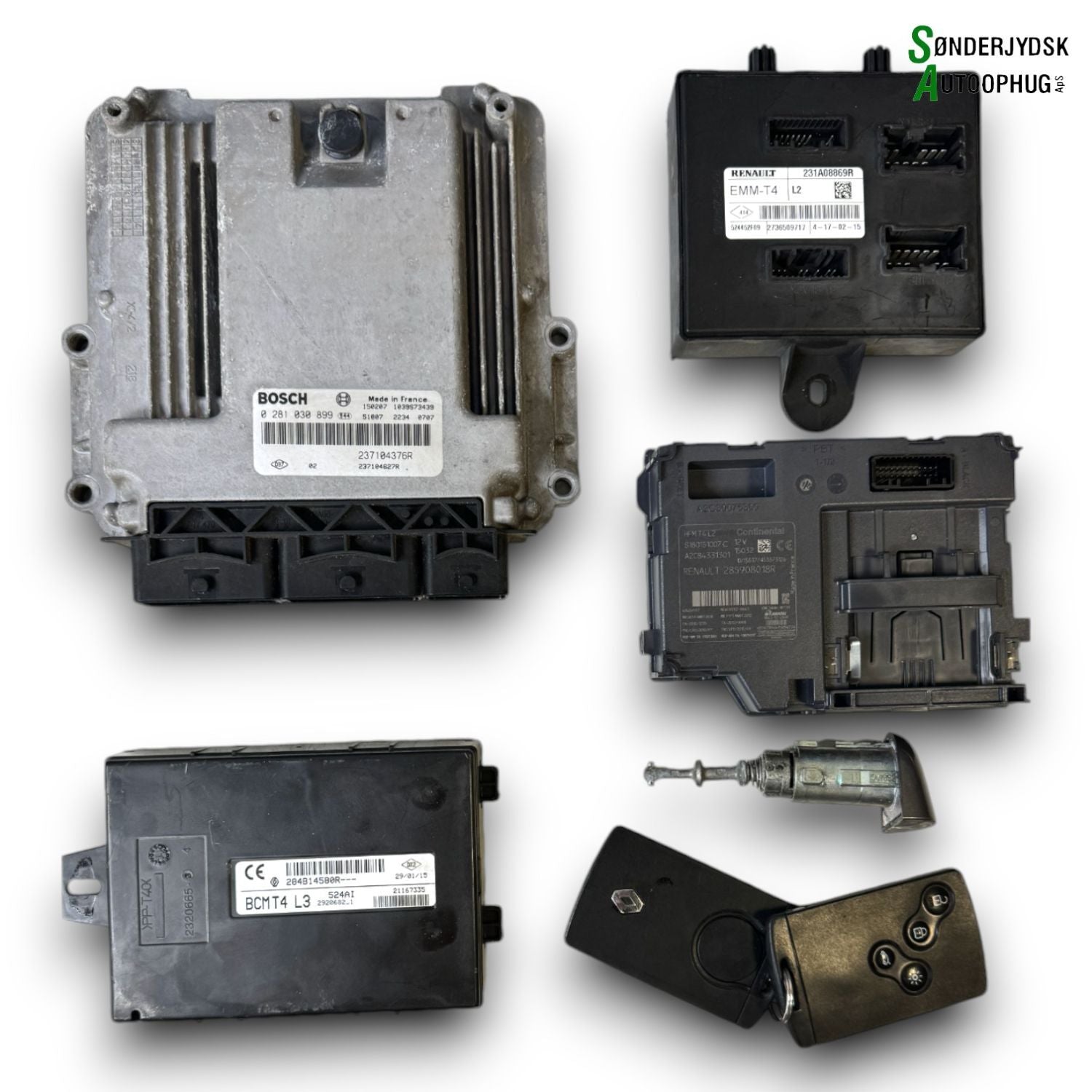 Renault Captur 1 Startspærre Med OEM Nr. 284B14580R Fra Renault Ophugger