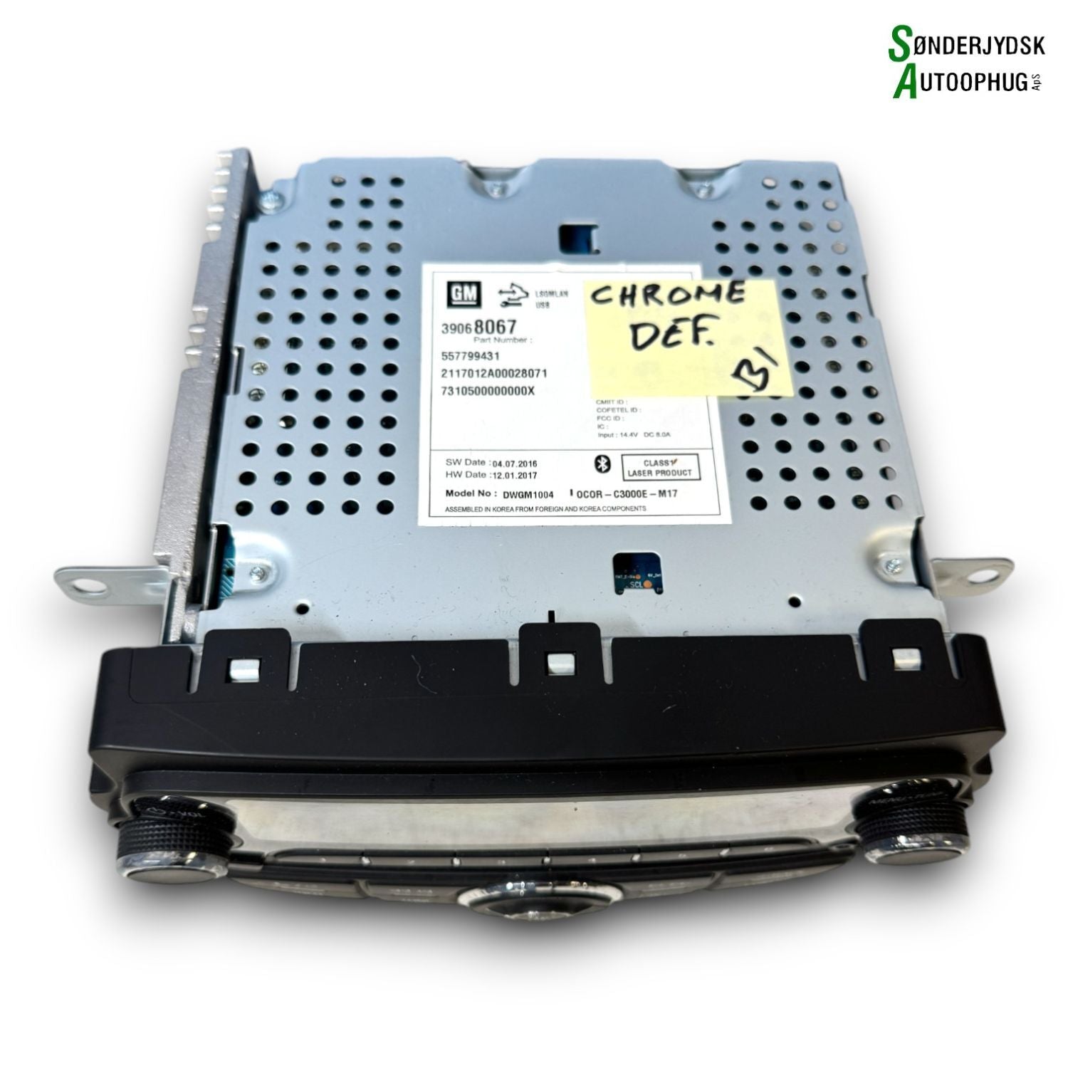Opel Corsa E Radio M/Cd Med OEM Nr. 557799431 Fra Opel Ophugger
