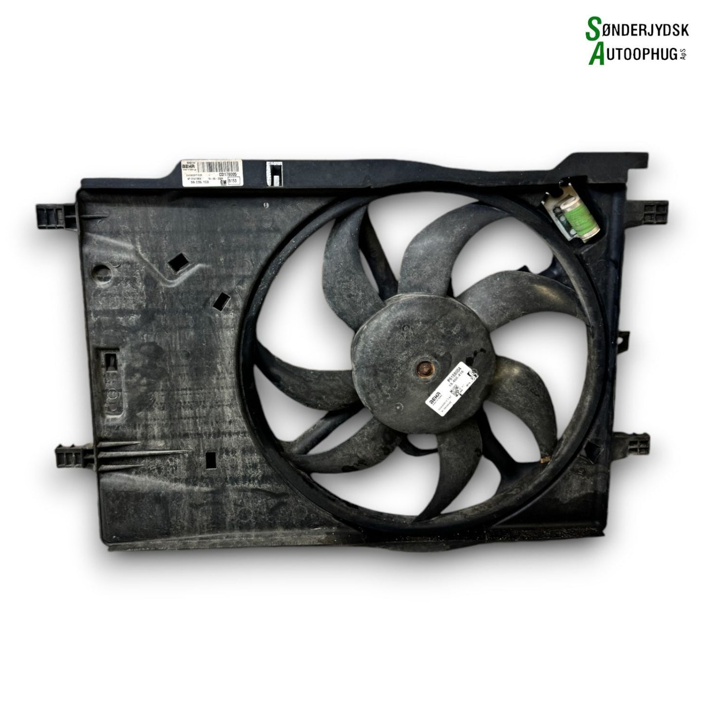 Opel Corsa E Kølerblæser El Med OEM Nr. 13450418 Fra Opel Ophugger