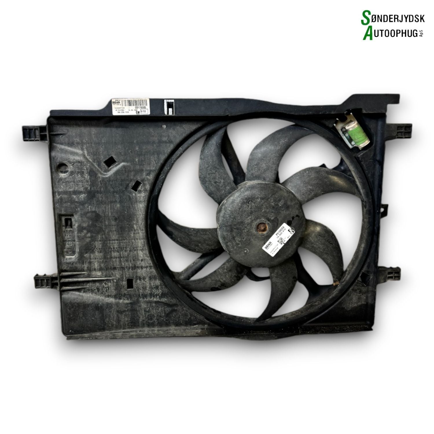 Opel Corsa E Kølerblæser El Med OEM Nr. 13450418 Fra Opel Ophugger