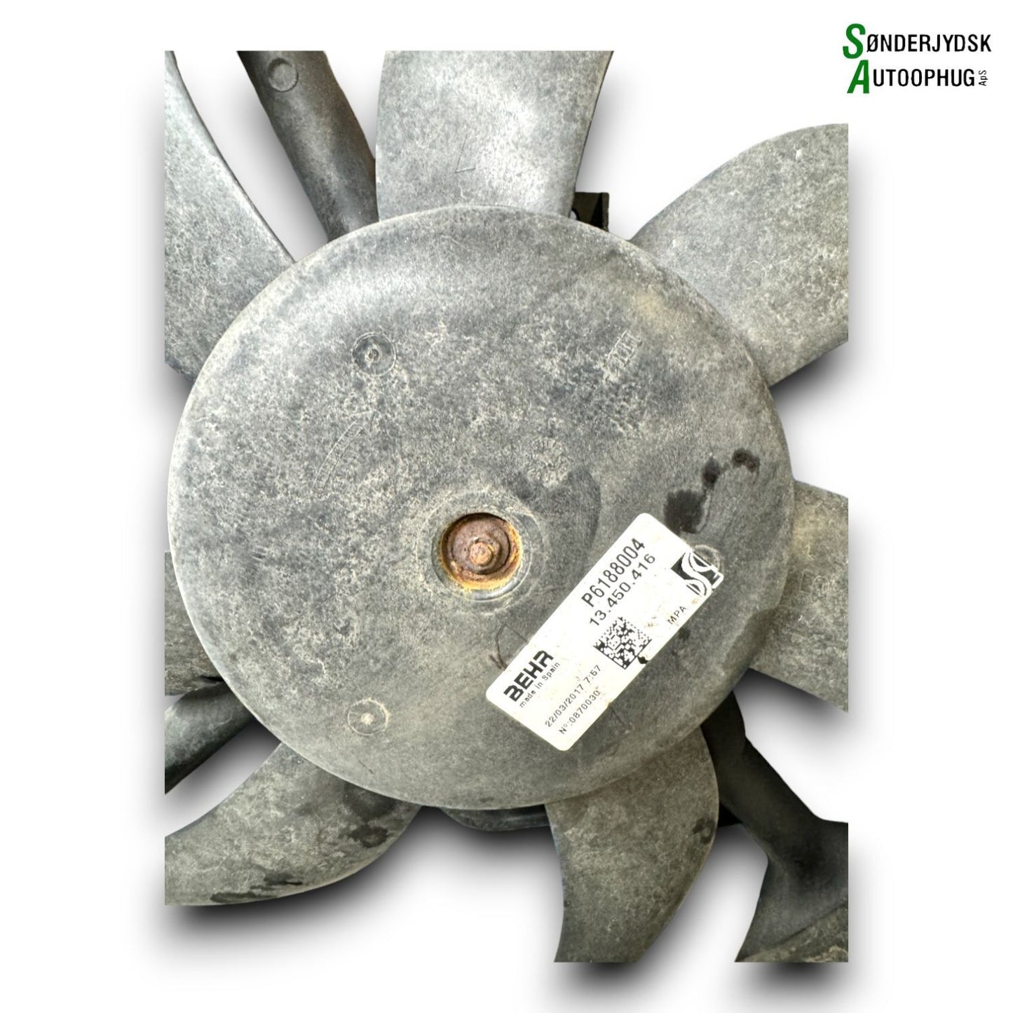 Opel Corsa E Kølerblæser El Med OEM Nr. 13450418 Fra Opel Ophugger