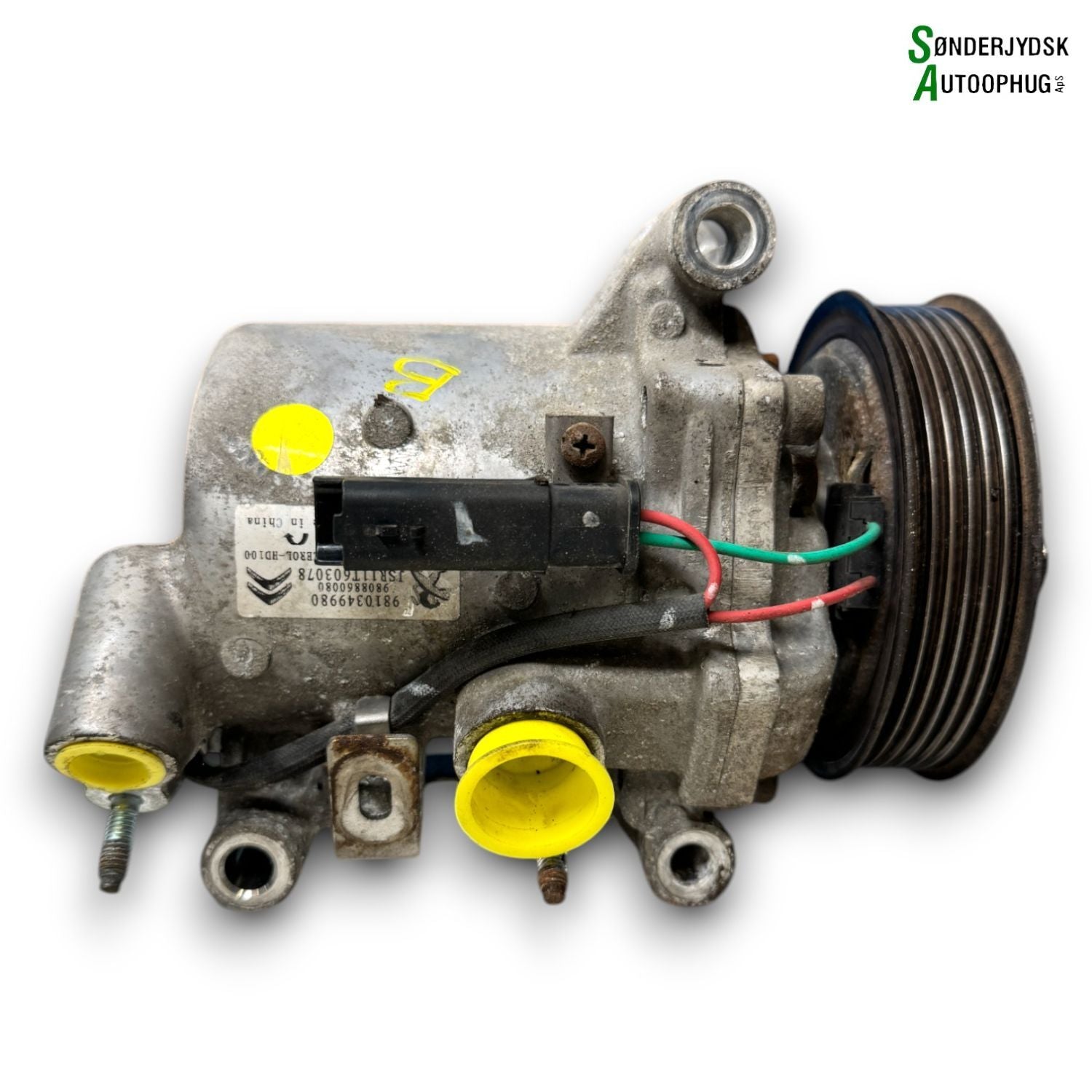 Citroen C3 III Aircondition Pumpe Med OEM Nr. 9810349980 Fra Citroen Ophugger