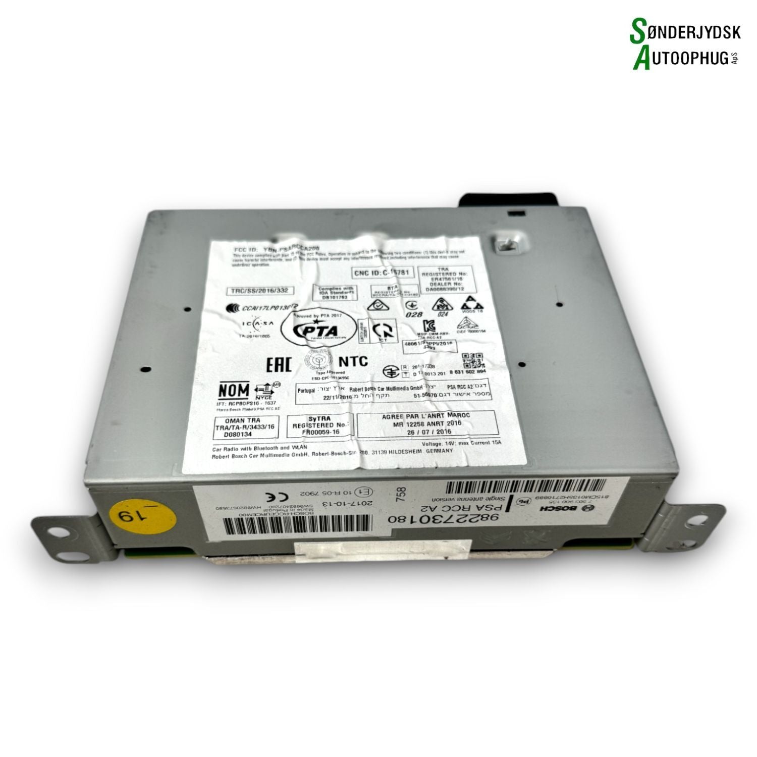 Citroen C3 III Radio Med OEM Nr. 1623790280 Fra Citroen Ophugger