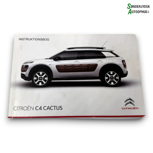 Citroen C4 Cactus Instruktionsbog Med OEM Nr. DANSK Fra Citroen Ophugger