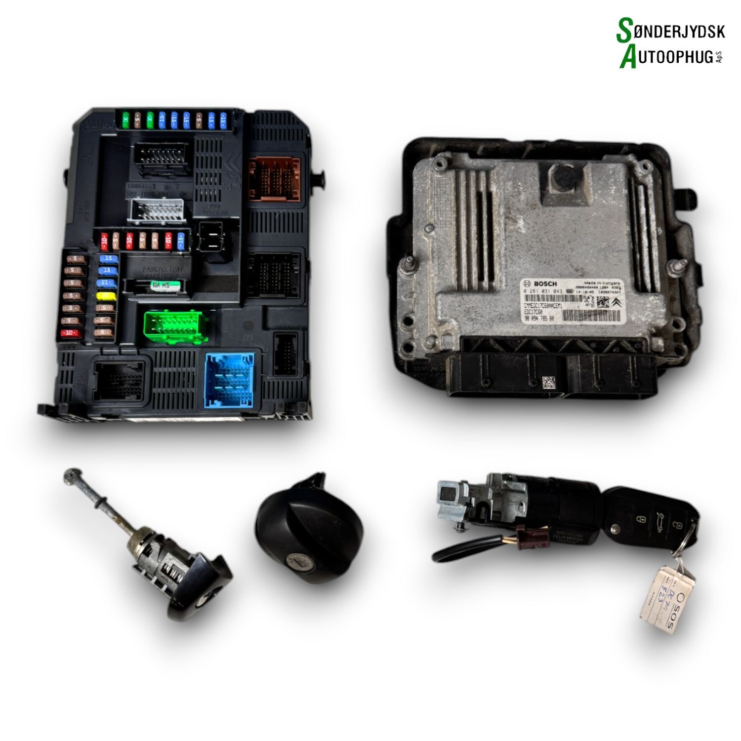 Citroen C4 Cactus Startspærre Med OEM Nr. 9807532080 Fra Citroen Ophugger