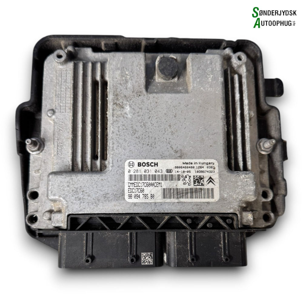 Citroen C4 Cactus Startspærre Med OEM Nr. 9663123380 Fra Citroen Ophugger
