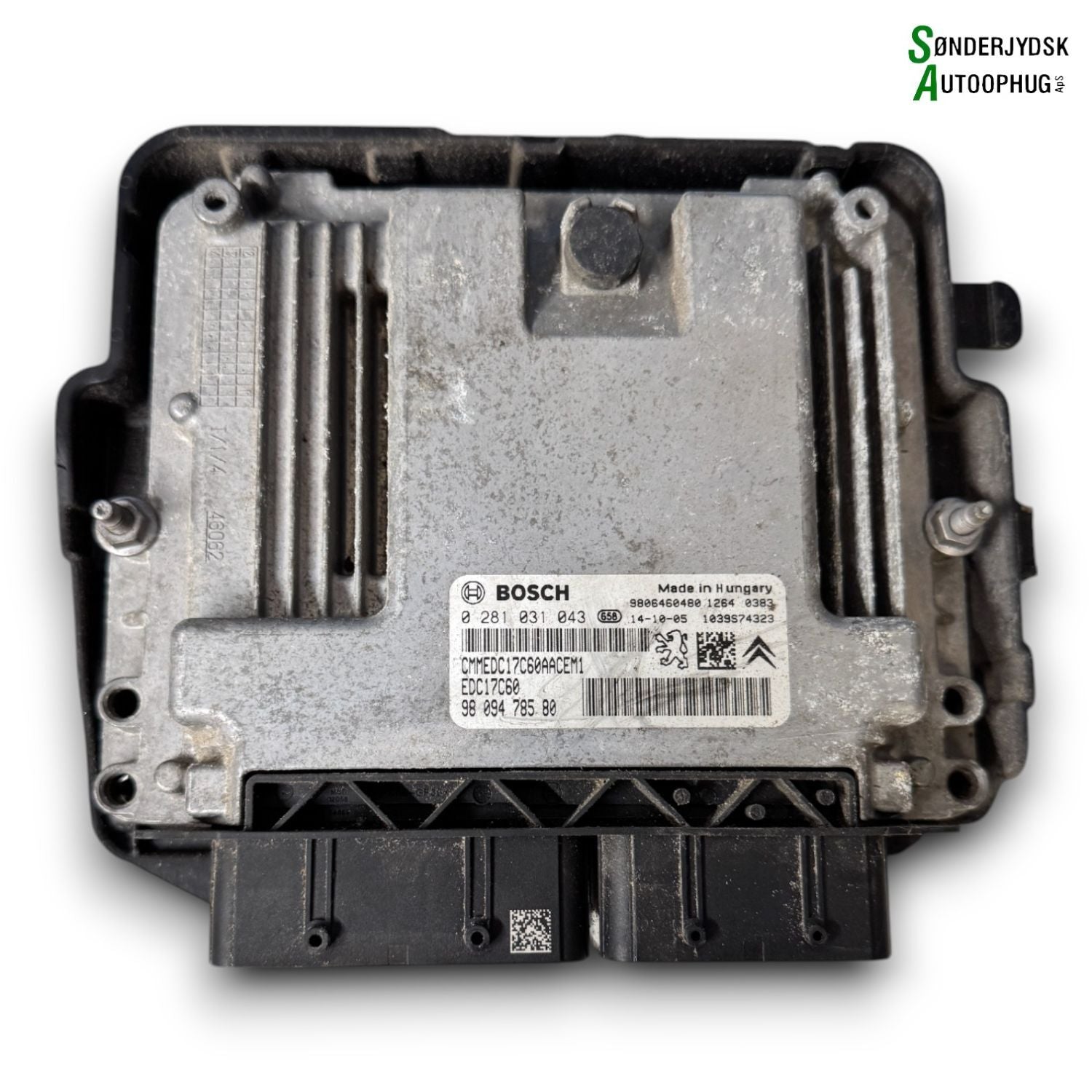 Citroen C4 Cactus Startspærre Med OEM Nr. 9807532080 Fra Citroen Ophugger