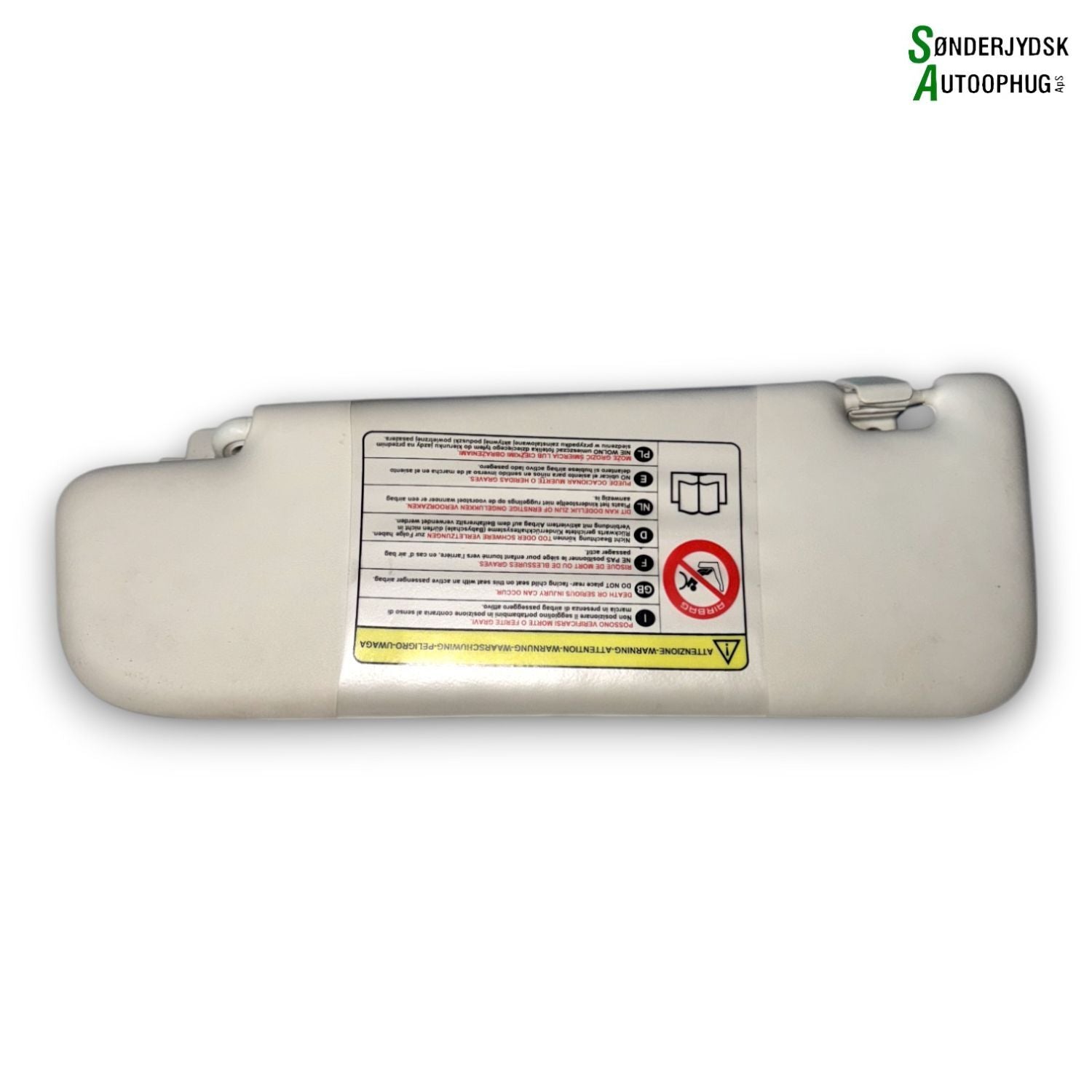 Fiat 500 Solskærm Med OEM Nr. 735452613 Fra Fiat Ophugger