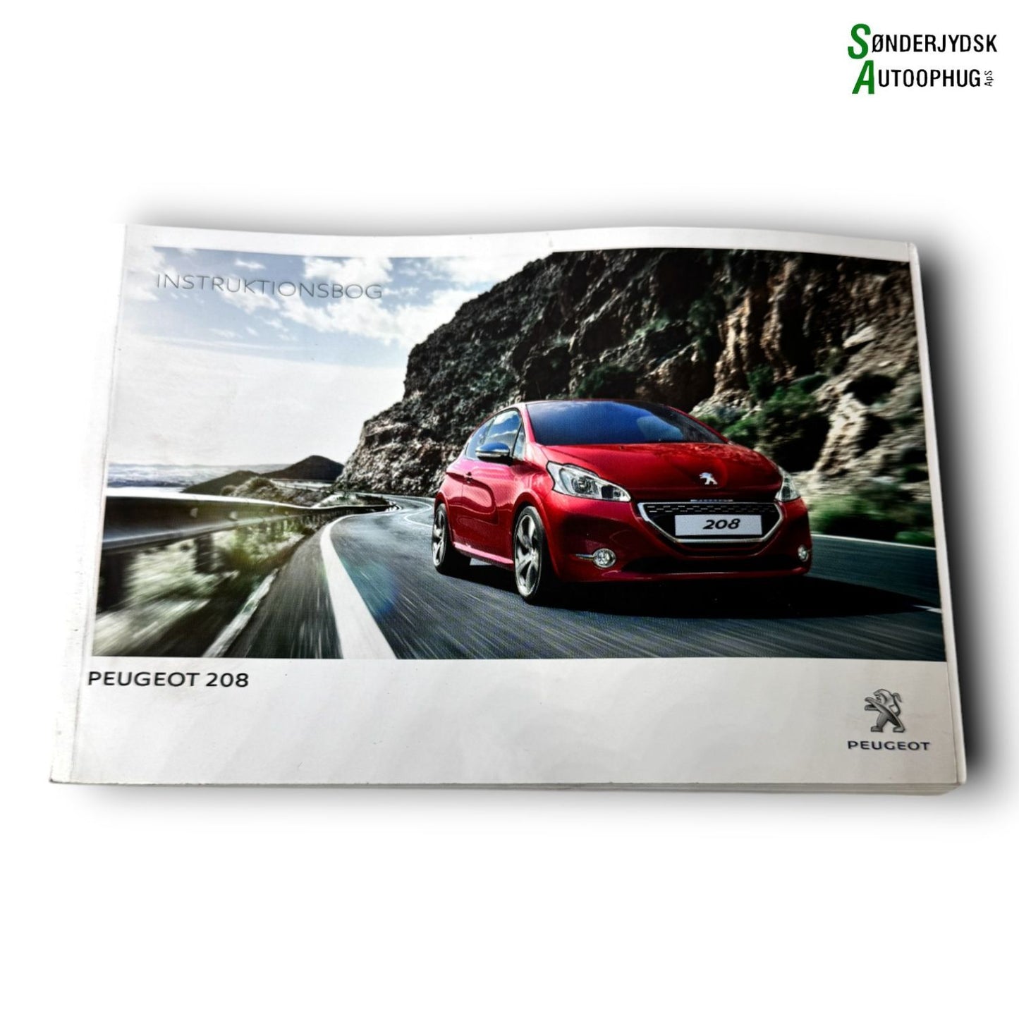 Peugeot 208 Instruktionsbog Med OEM Nr. Ophugger Fra Peugeot Ophugger