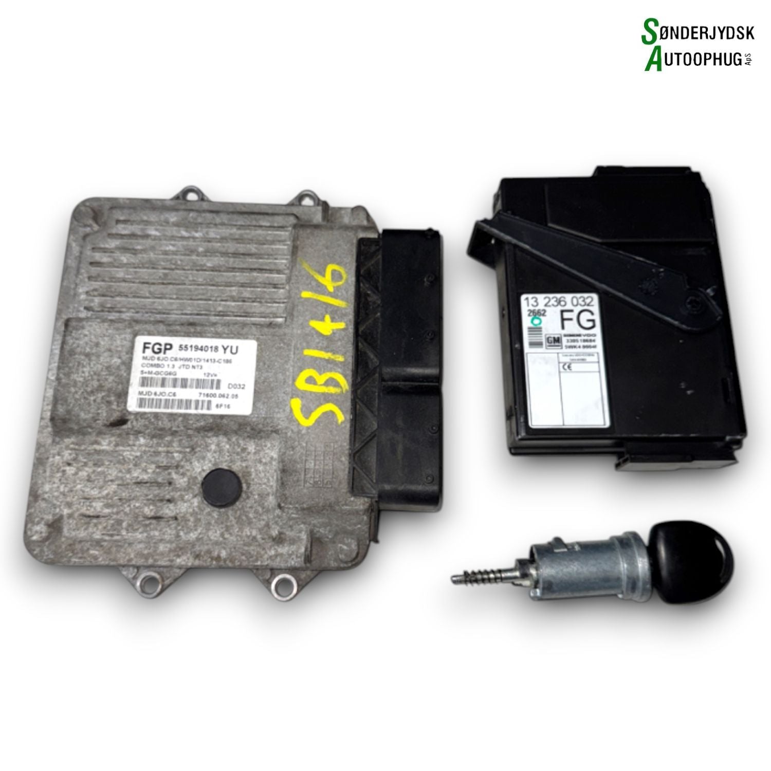 Opel Combo C Startspærre Med OEM Nr. 13236032 Fra Opel Ophugger