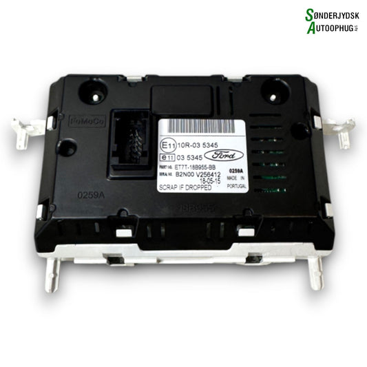 Ford Fiesta 7 Radio, Multi Display Med OEM Nr. ET7T18B955BD Fra Ford Ophugger