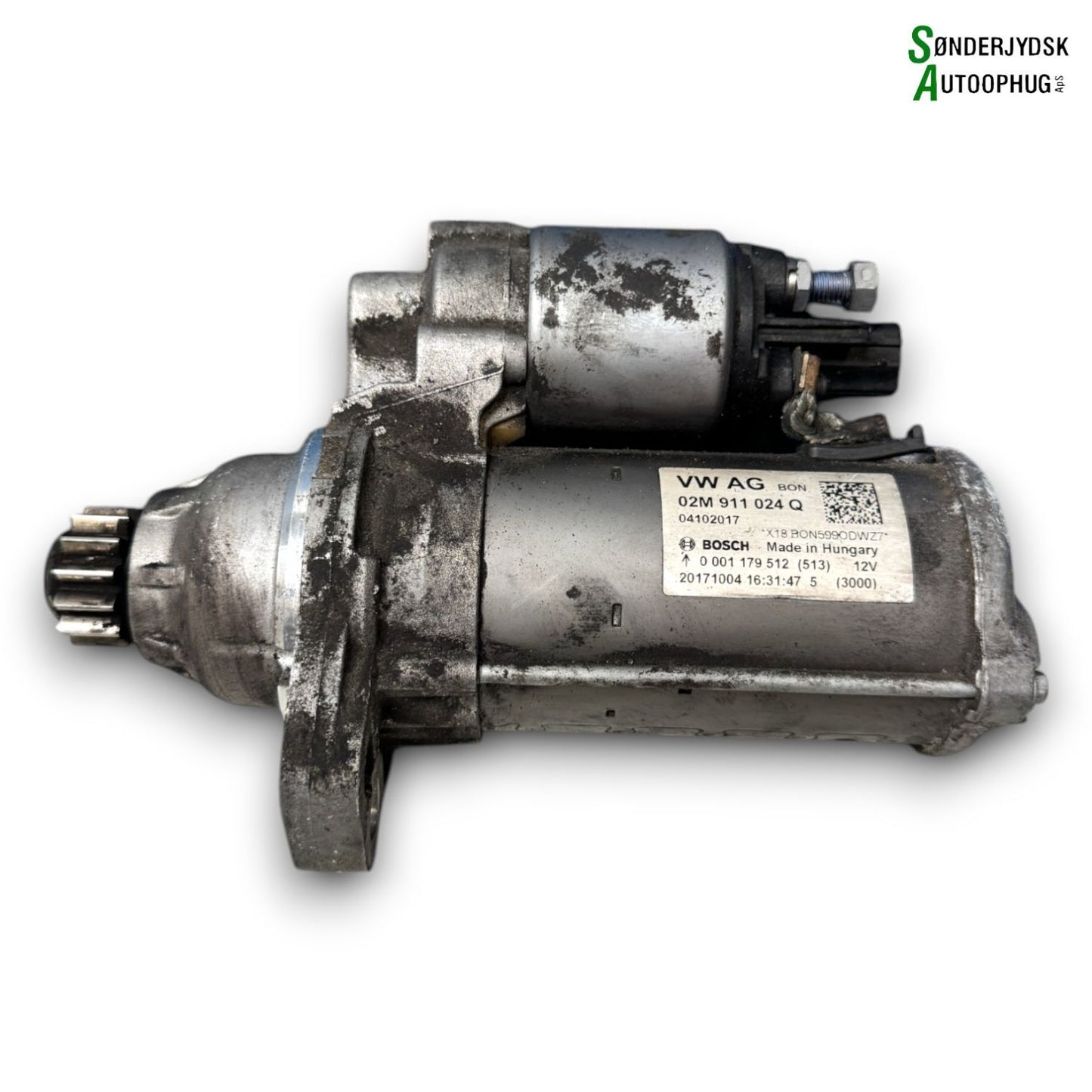 Skoda Octavia Starter Med OEM Nr. 02M911024Q Fra Skoda Ophugger