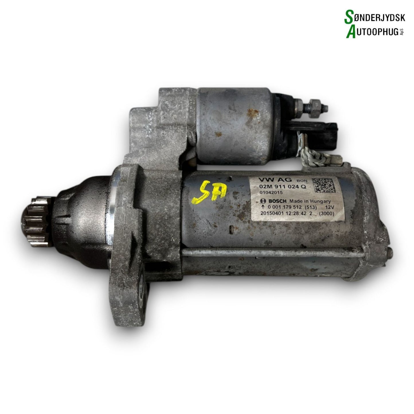Skoda Fabia Starter Med OEM Nr. 02M911024Q Fra Skoda Ophugger