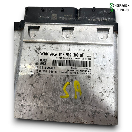 Skoda Fabia Motorstyring - Motorstyreboks - Injection Elboks Med OEM Nr. 04E907309AF Fra Skoda Ophugger