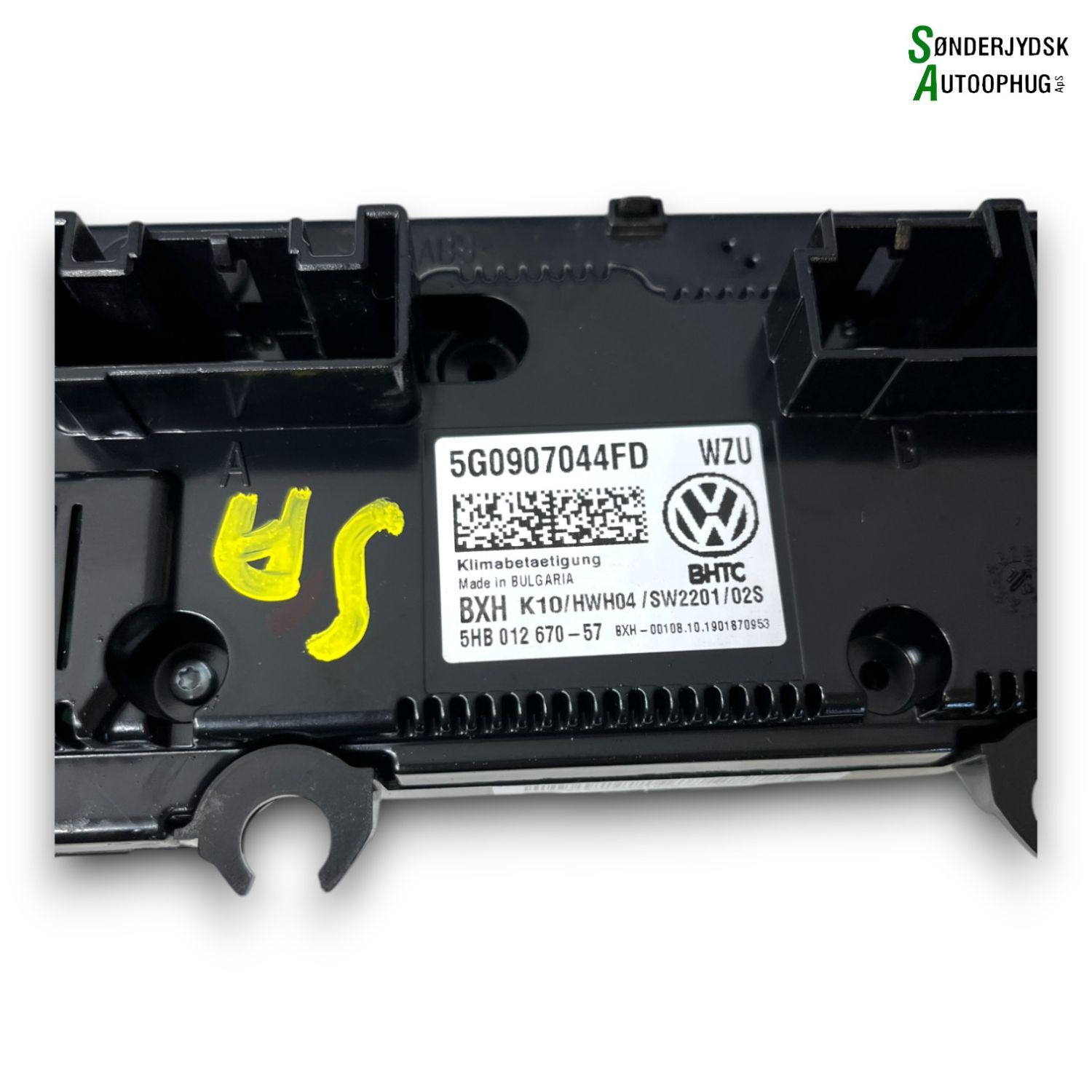 VW Golf 7 AU Varmeregulering Med OEM Nr. 5G0907044FQWZU Fra VW Ophugger