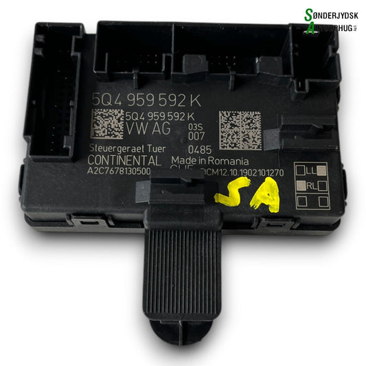 VW Golf 7 AU Relæ Diverse Med OEM Nr. 5Q4959592K Fra VW Ophugger