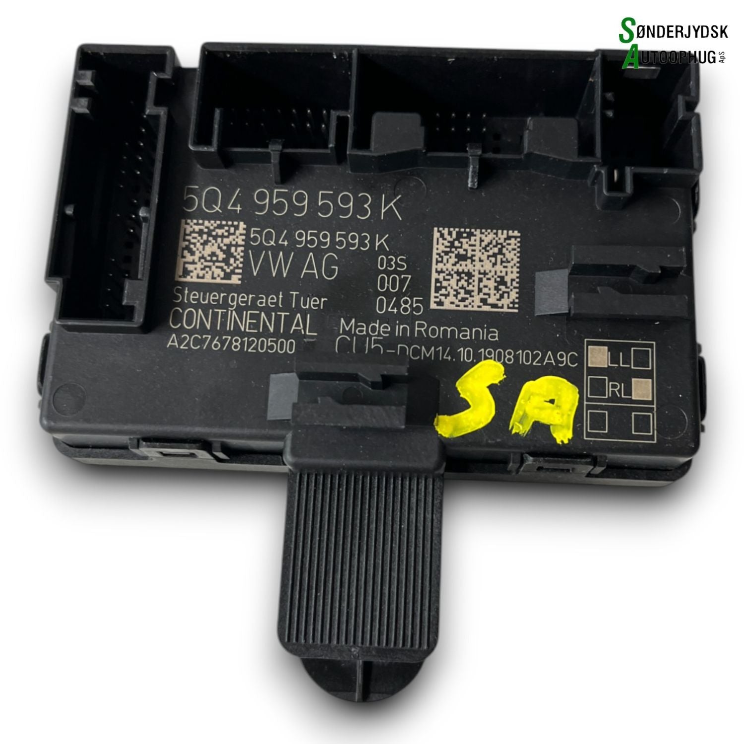 VW Golf 7 AU Relæ Diverse Med OEM Nr. 5Q4959593K Fra VW Ophugger