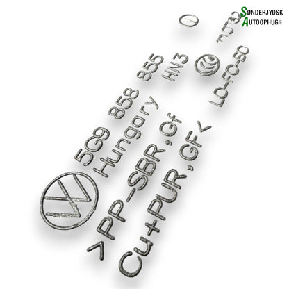 VW Golf 7 AU Bagagerumsbund Med OEM Nr. 5G9858855 Fra VW Ophugger