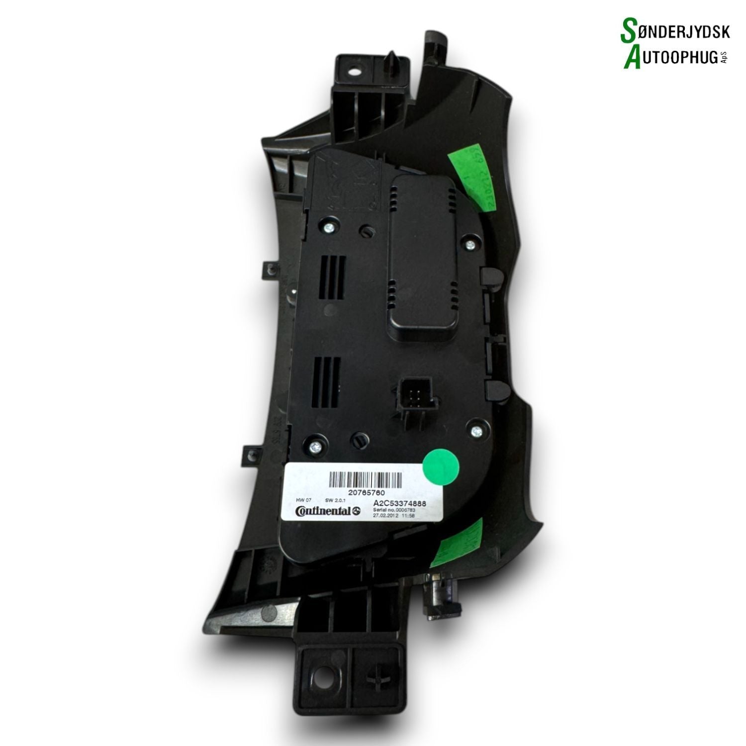 Opel Zafira C Tourer Varmeregulering Med OEM Nr. 20765760 Fra Opel Ophugger