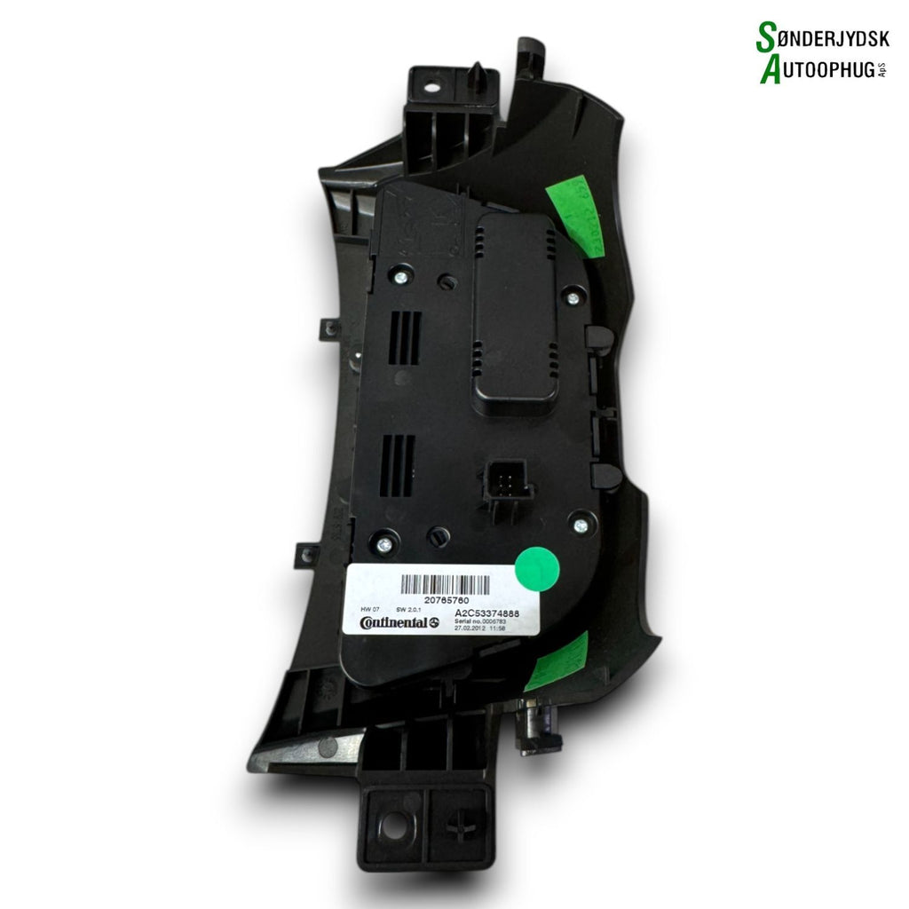 Opel Zafira C Tourer Varmeregulering Med OEM Nr. 13429874 Fra Opel Ophugger