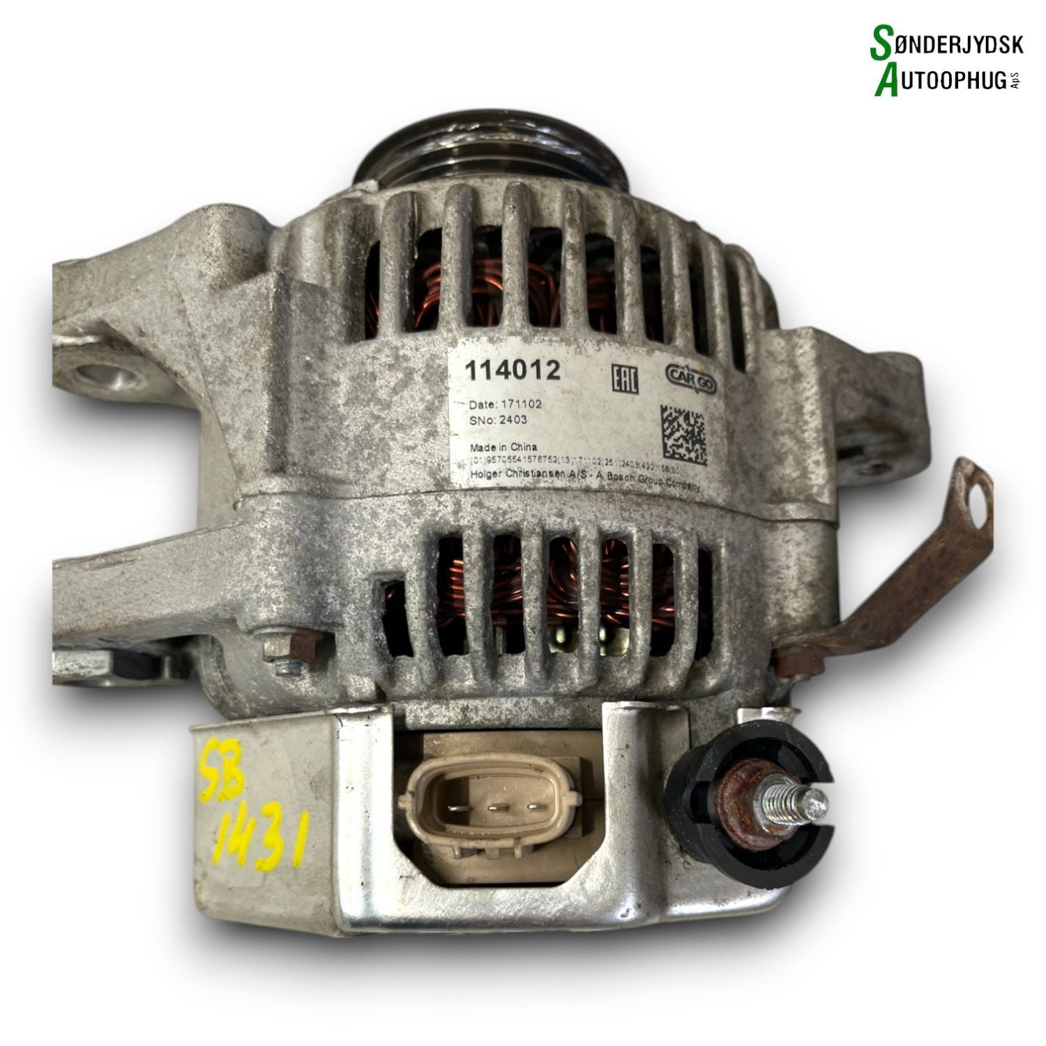 Toyota Yaris Verso Generator Med OEM Nr. 2706033030 Fra Toyota Ophugger