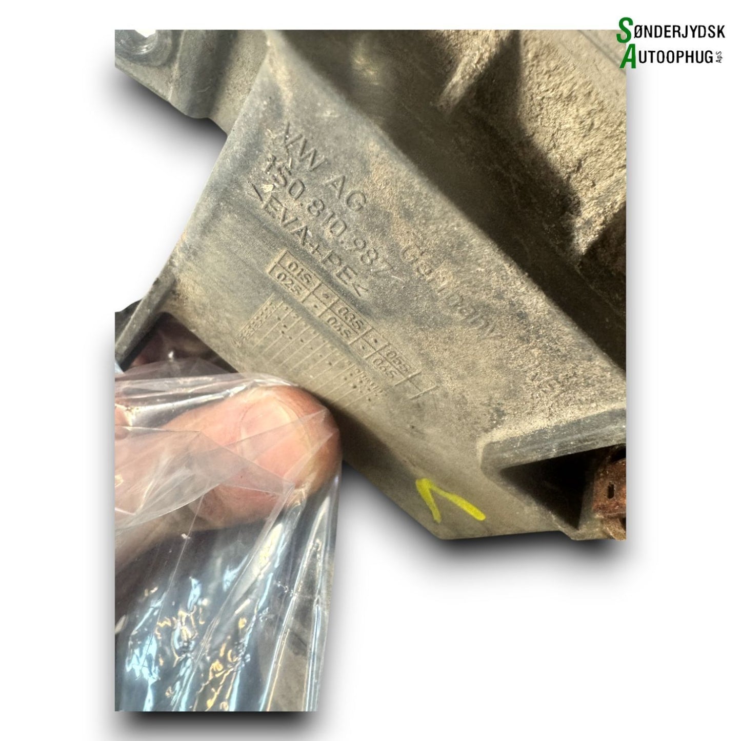 VW UP Upcycklingsdele Med OEM Nr. Ophugger Fra VW Ophugger