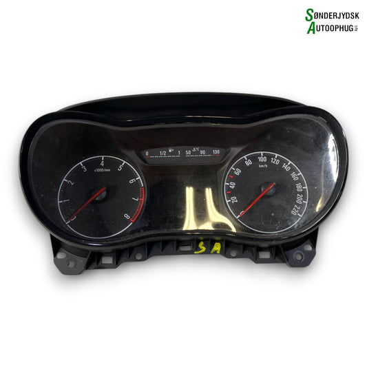 Opel Corsa E Speedometer - Instrument Med OEM Nr. 39140084 Fra Opel Ophugger