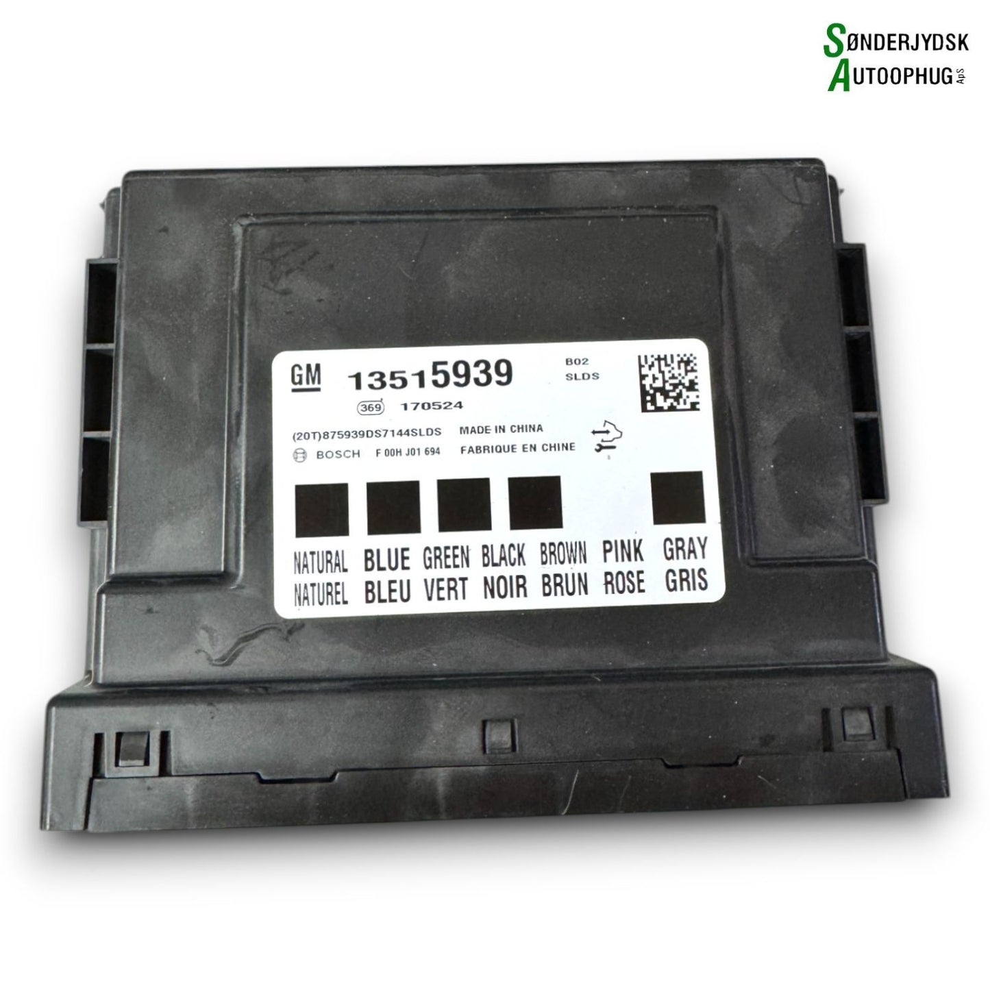 Opel Corsa E Startspærre Med OEM Nr. 13515939 Fra Opel Ophugger