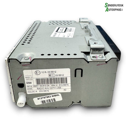 Ford Fiesta 7 Radio Med OEM Nr. AM5T18C815DN Fra Ford Ophugger