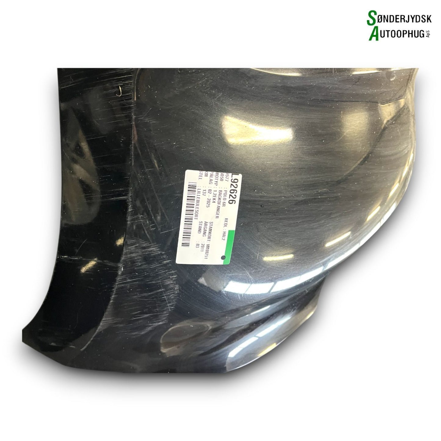 VW Polo 6R Bagkofanger Med OEM Nr. 6R6807421BH Fra VW Ophugger