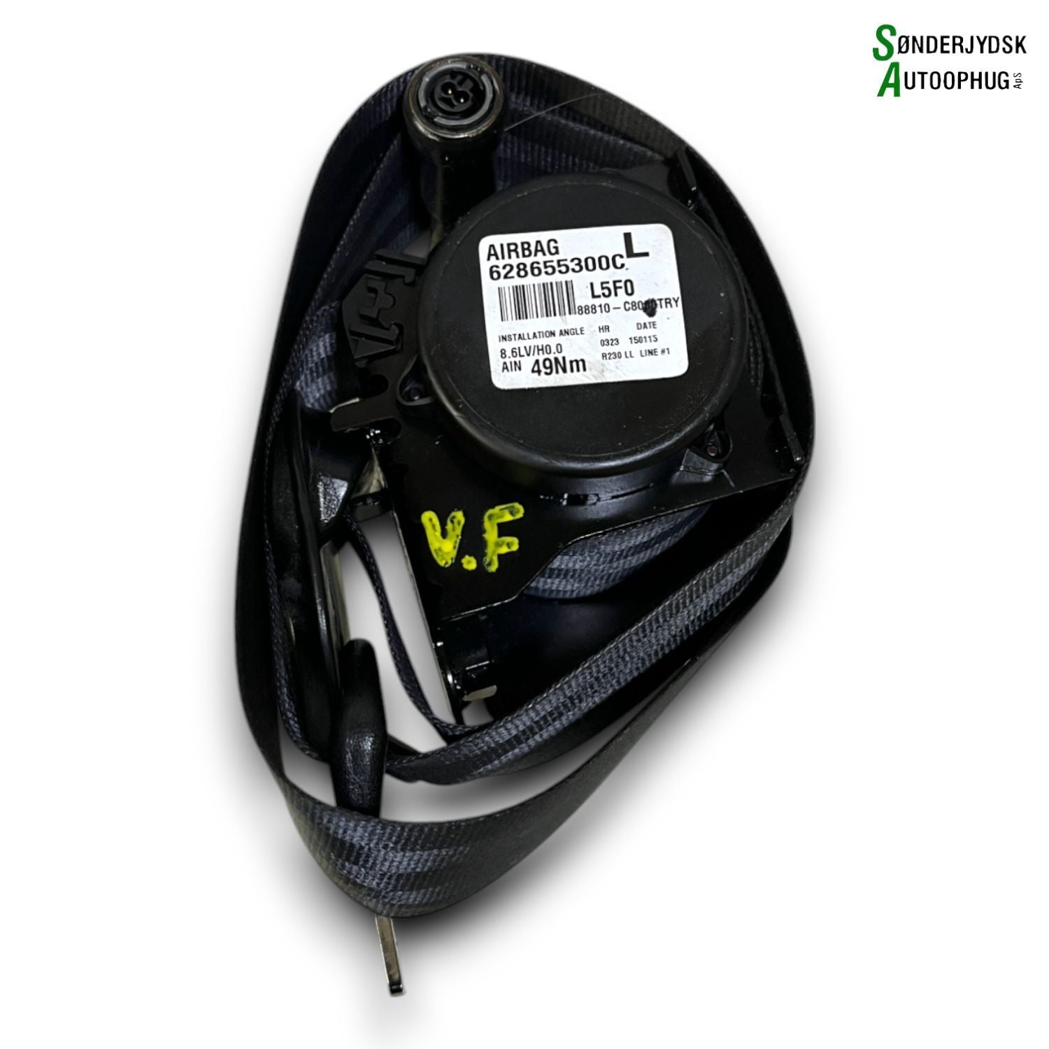 Hyundai I20 Nl Sikkerhedsseler For Med OEM Nr. 628655300C Fra Hyundai Ophugger