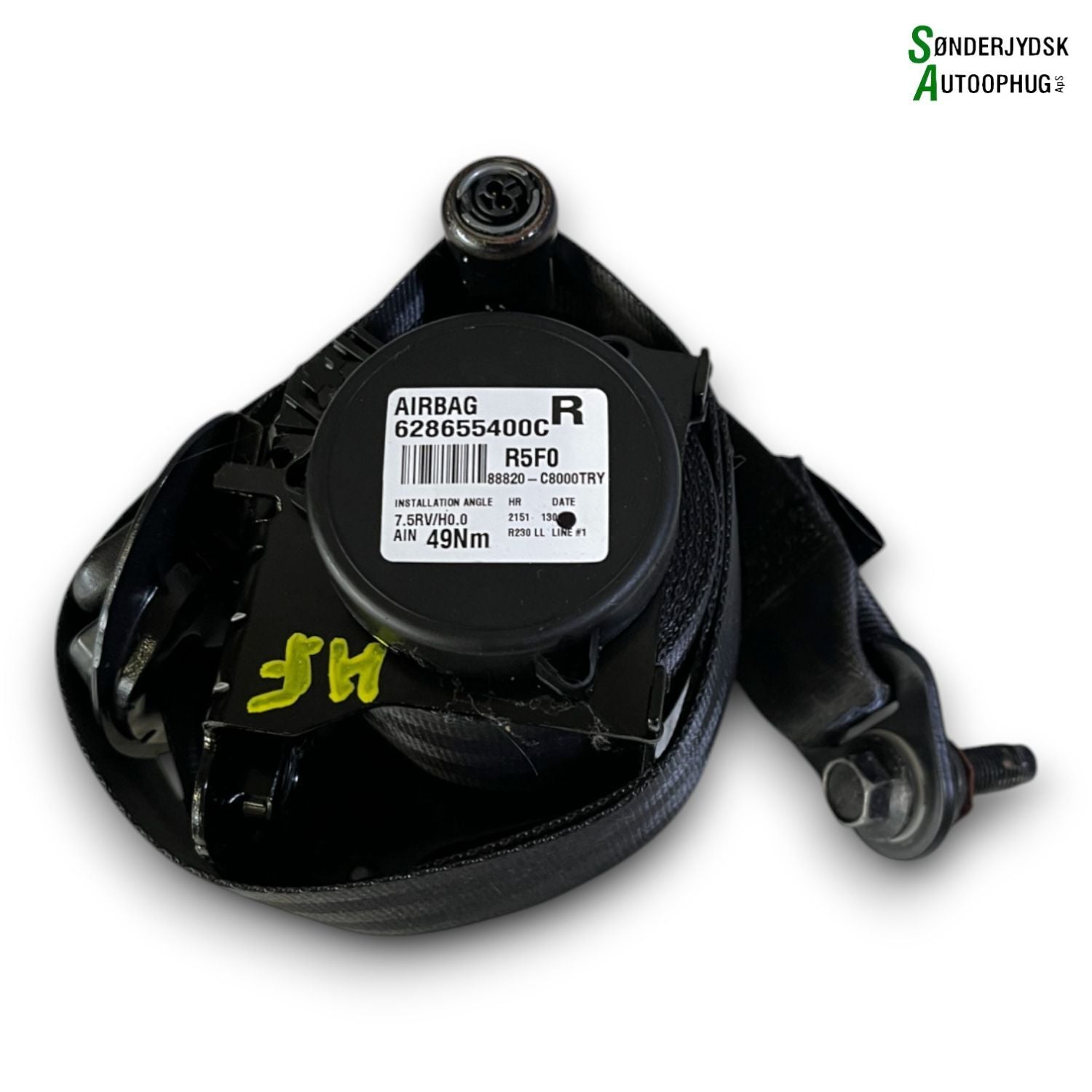 Hyundai I20 Nl Sikkerhedsseler For Med OEM Nr. 628655400C Fra Hyundai Ophugger