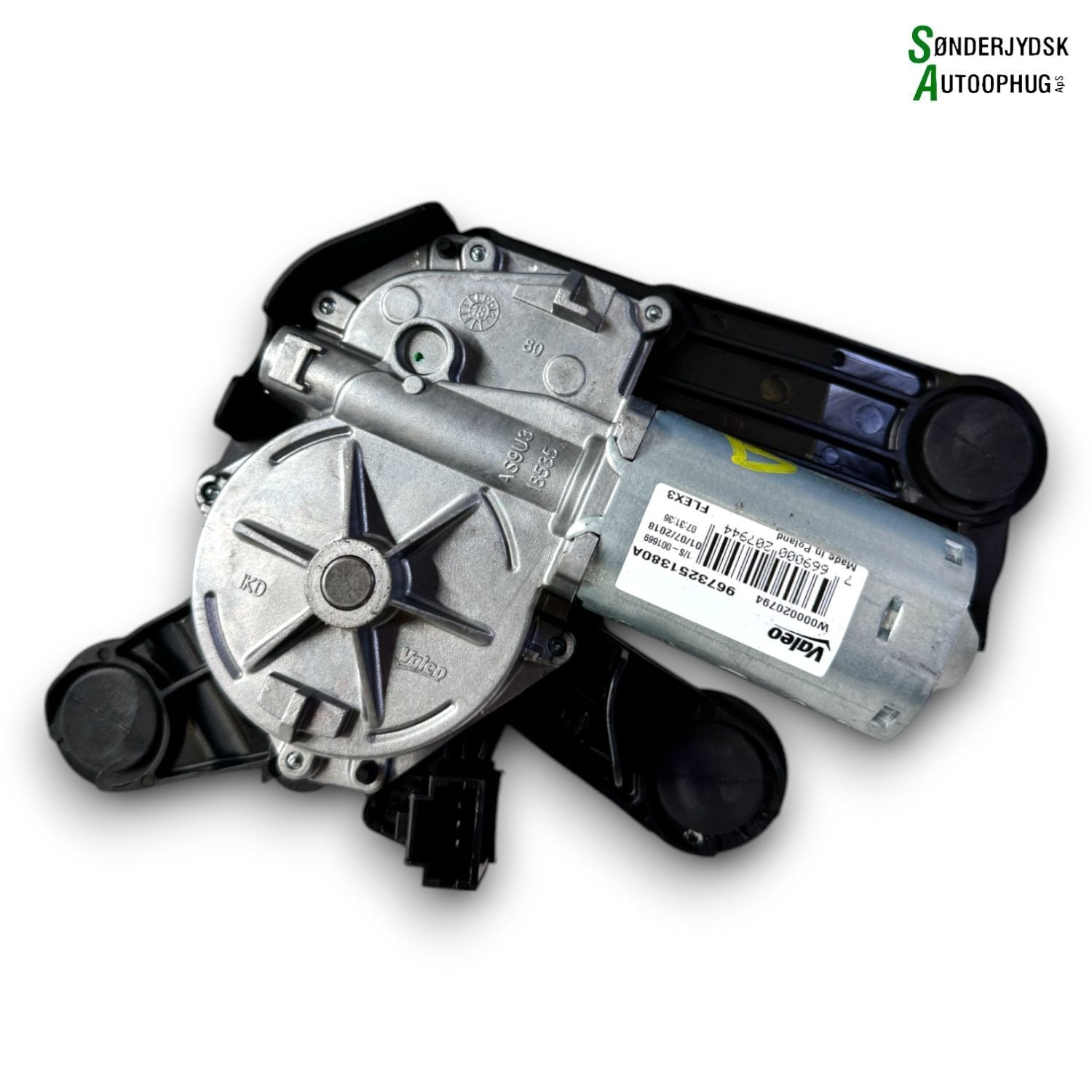 Peugeot 208 Bagrudevisker Motor Med OEM Nr. 9673251380A Fra Peugeot Ophugger
