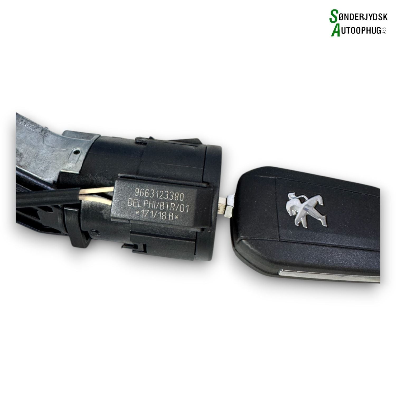 Peugeot 208 Ratlås Med OEM Nr. 9663123380 Fra Peugeot Ophugger