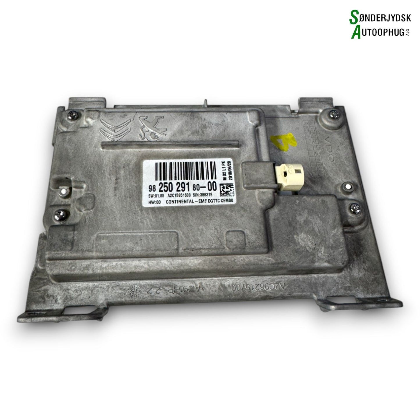 Peugeot 208 Radio, Multi Display Med OEM Nr. 9831642480 Fra Peugeot Ophugger