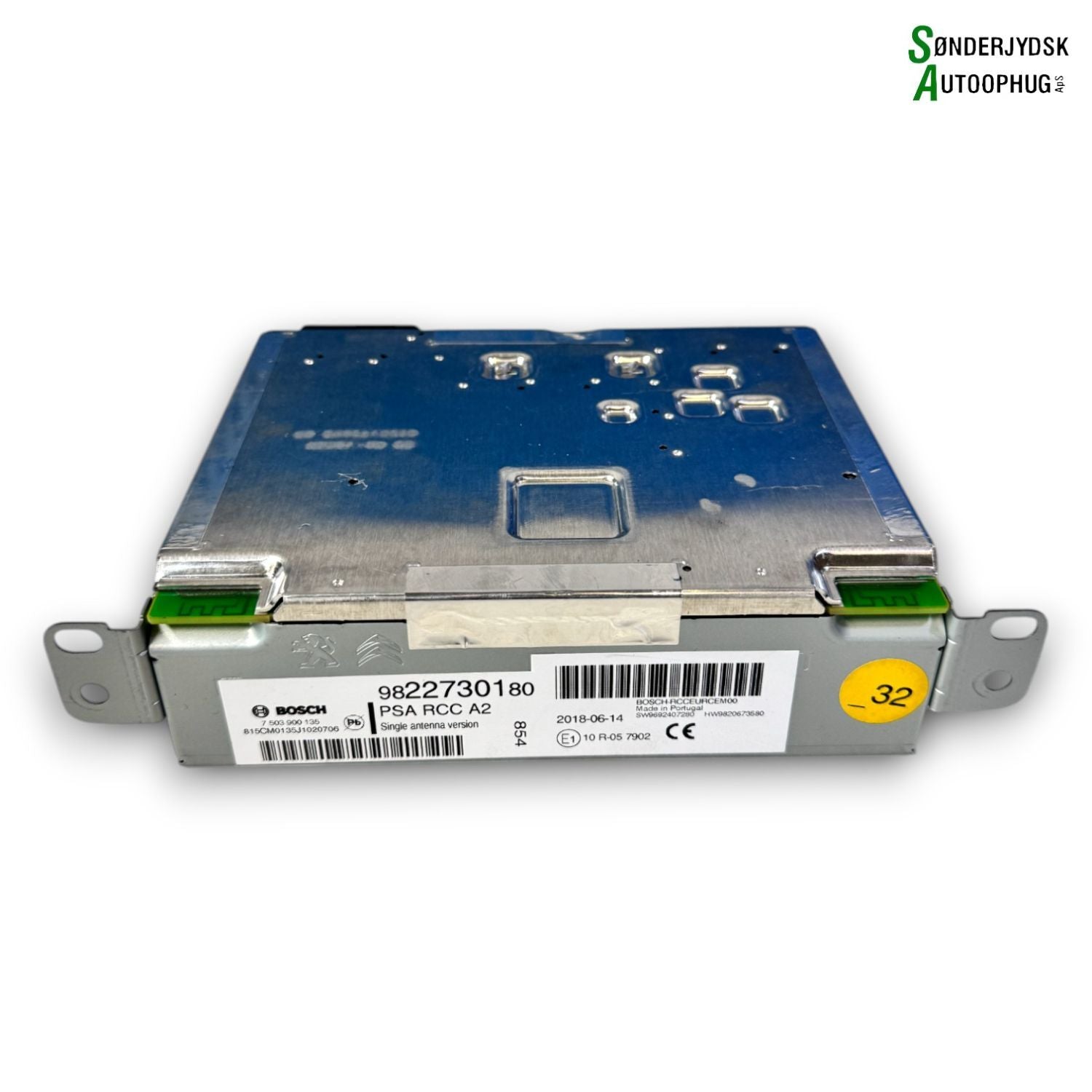 Peugeot 208 Radio Med OEM Nr. 9822730180 Fra Peugeot Ophugger