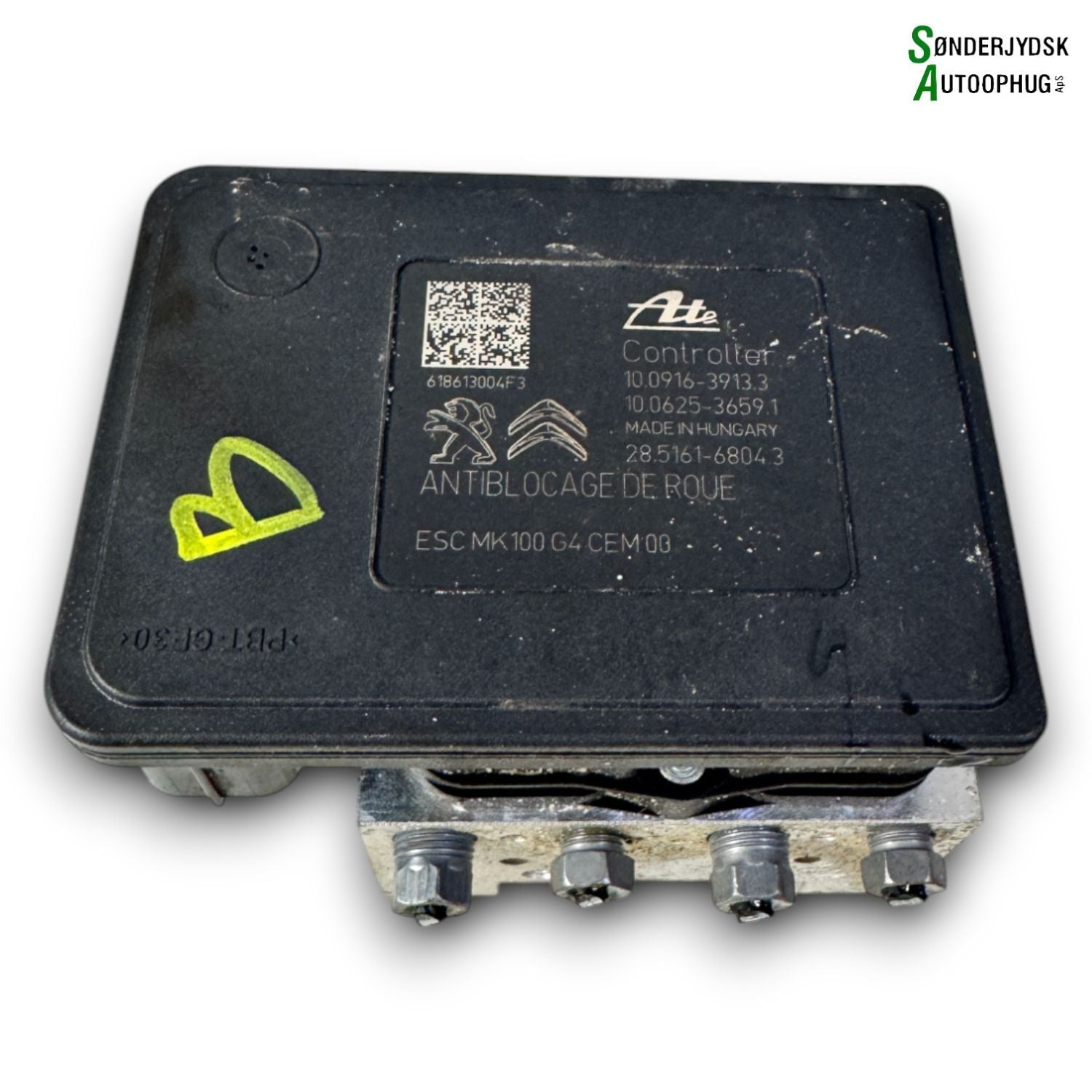 Peugeot 208 ABS Pumpe Med OEM Nr. 9822654880 Fra Peugeot Ophugger