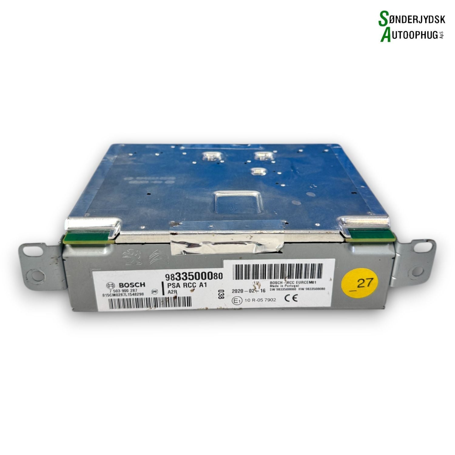 Opel Corsa F Radio Med OEM Nr. 1668484380 Fra Opel Ophugger