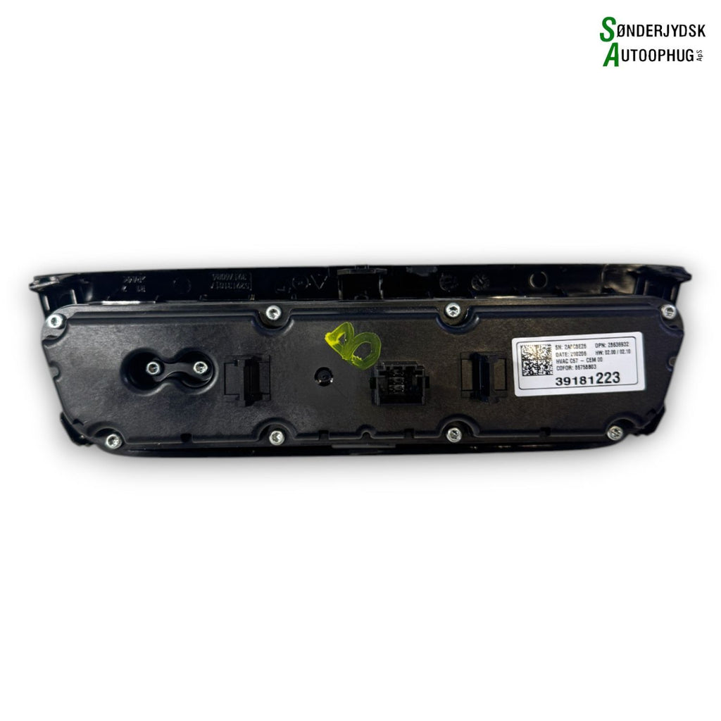 Opel Corsa F Varmeregulering Med OEM Nr. 39181223 Fra Opel Ophugger