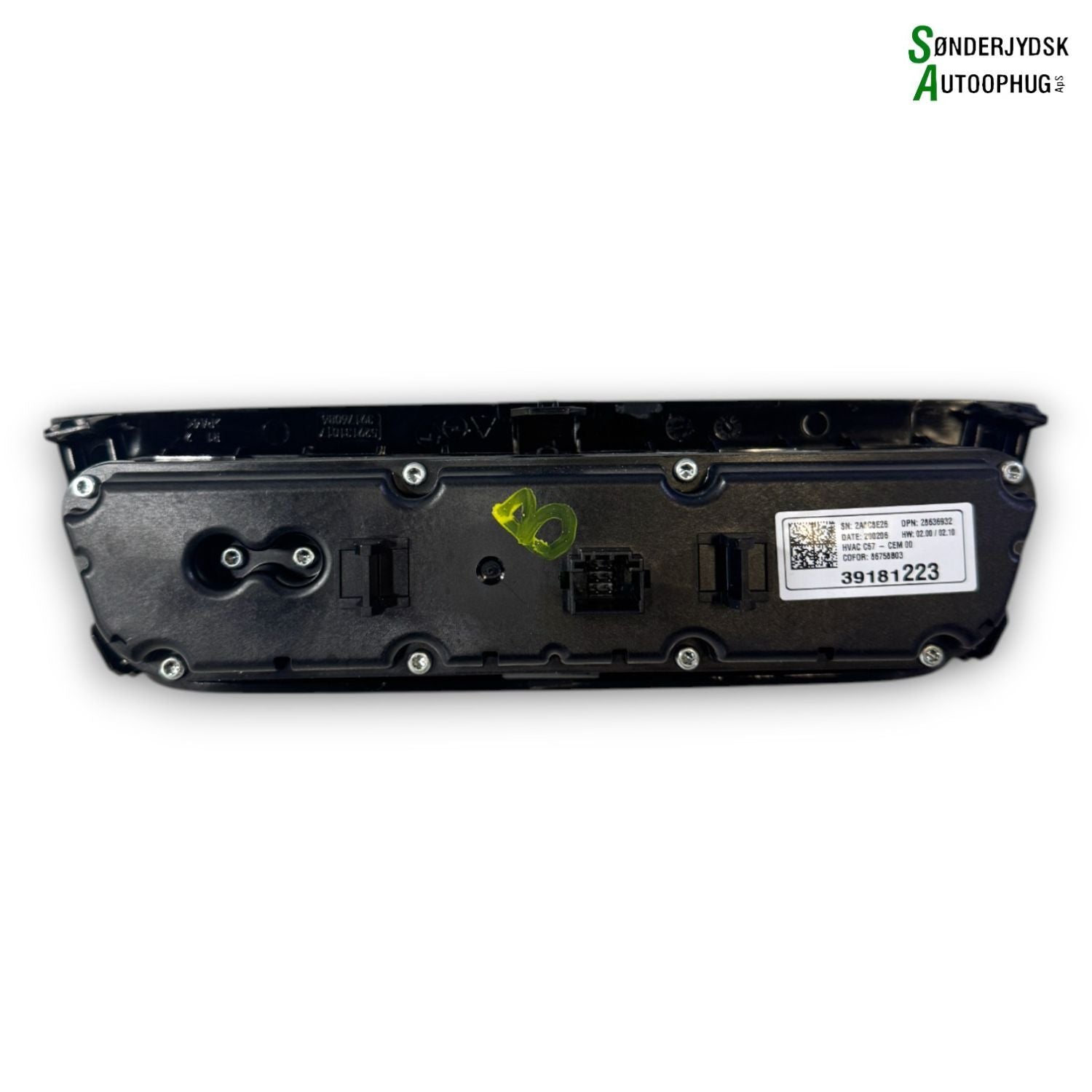 Opel Corsa F Varmeregulering Med OEM Nr. 39181223 Fra Opel Ophugger